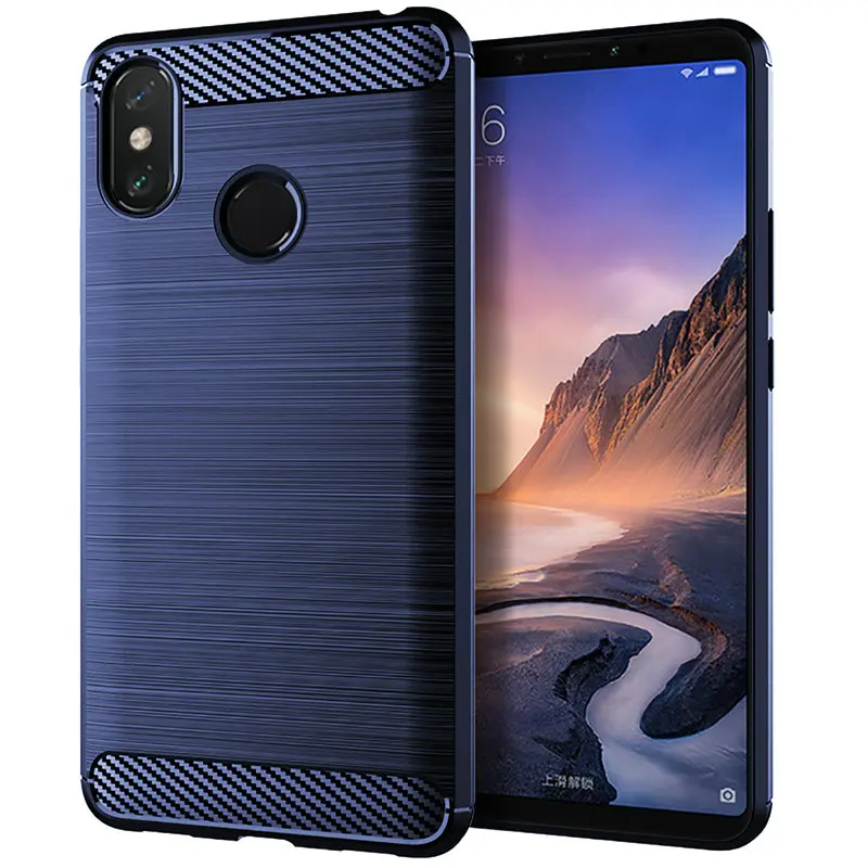 Для Xiaomi Mi Max 3 Max3 силиконовый защитный бампер противоударный чехол для телефона