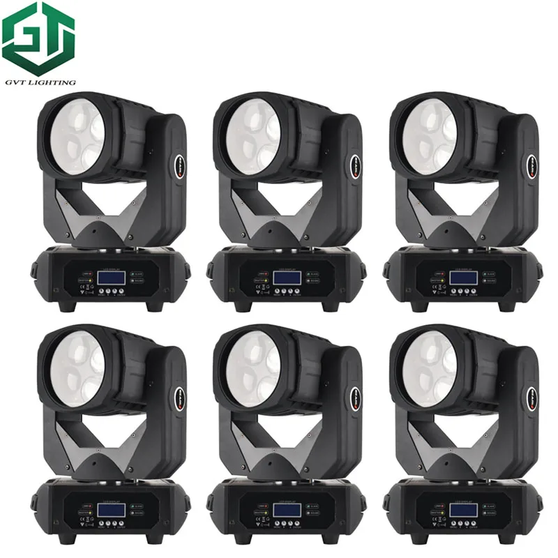 6 шт./лот LED 4x25 Вт супер луч движущаяся головка Светодиодный идеальный эффект