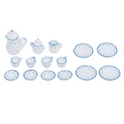 15 шт. 112 керамические синие цветочные фарфоровые чашки для кофе и чая, аксессуары для кухни, миниатюрные кукольные чашки