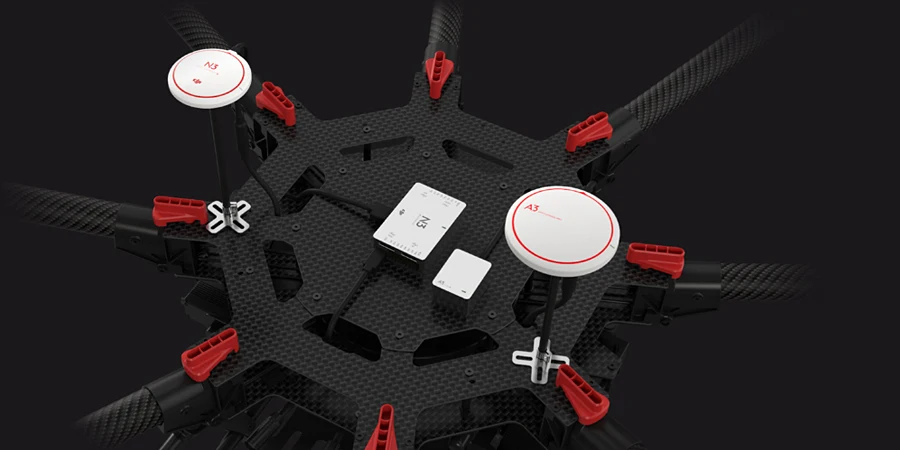 DJI N3 Dual IMU избыточность и встроенный черный ящик расширяемый навигационный модуль прецизионный отказоустойчивый контроль спортивный режим