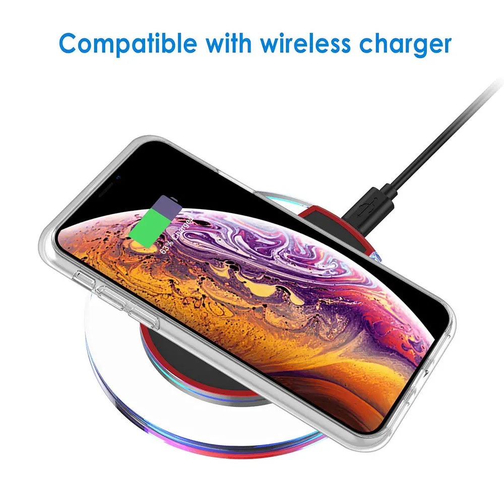 Ascromy чехол для Apple iPhone XS Max прозрачный силиконовый бампер XR X S 7 Plus 8 6 6S 5 5S SE