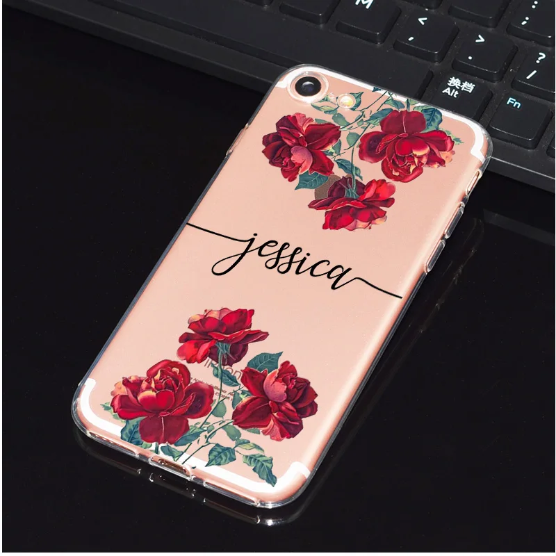 7 Чехол для iPhone 11 Pro XS XR Max 5 5S SE 6 6s 7 8 Plus X Цветочный Мягкий Силиконовый ТПУ - Цвет: 7