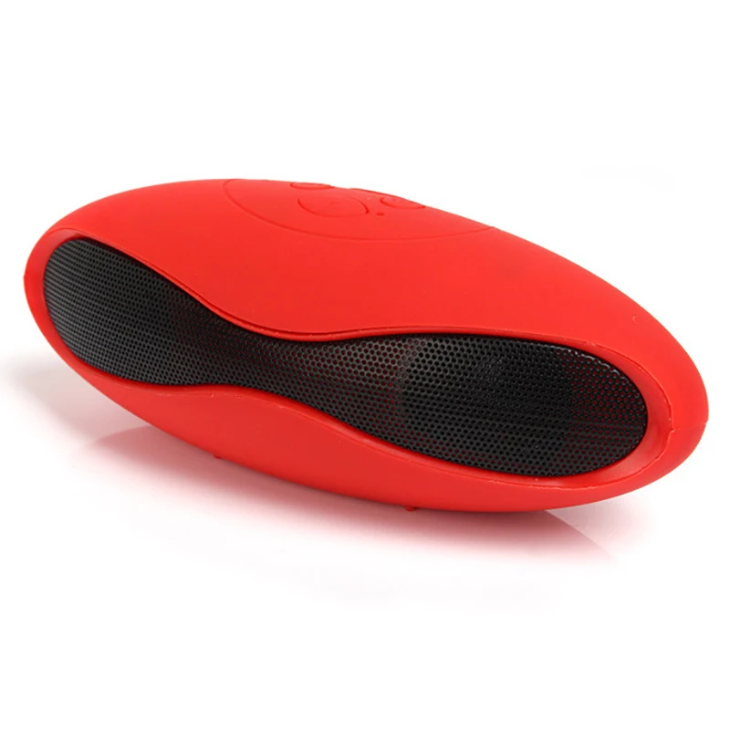 Red Симпатичный Мини Портативный беспроводной Bluetooth динамик для телефона компьютер 3D стерео музыка Surround USB супер колонка для басов акустической системы - Цвет: Red