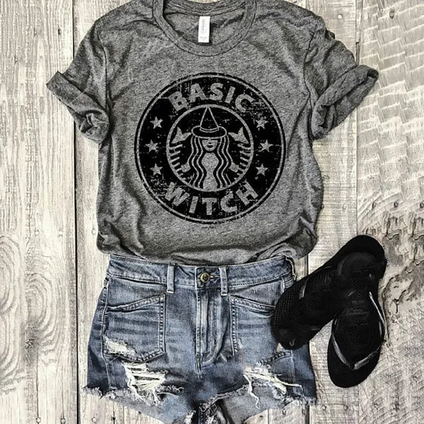 

Plus Size T-shirt Tops Women Tee Fashion Shirt Women Tops Sleeve O-Neck Grey Casual Tee Shirt Letter Print Short