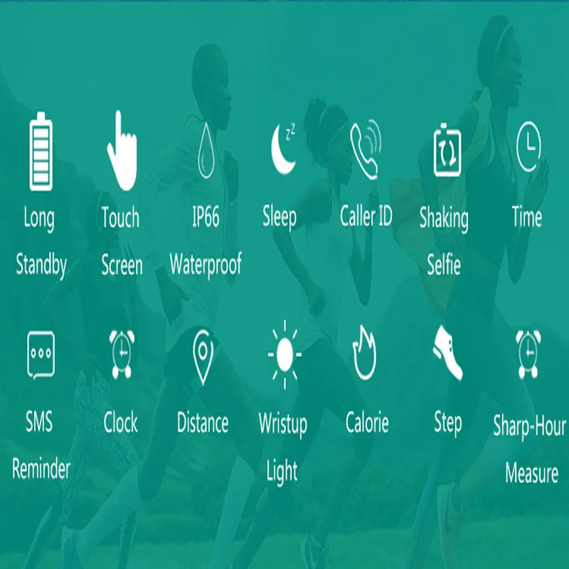 ZLIMSN Bluetooth Смарт Браслет спортивный браслет для здоровья Шагомер трекер