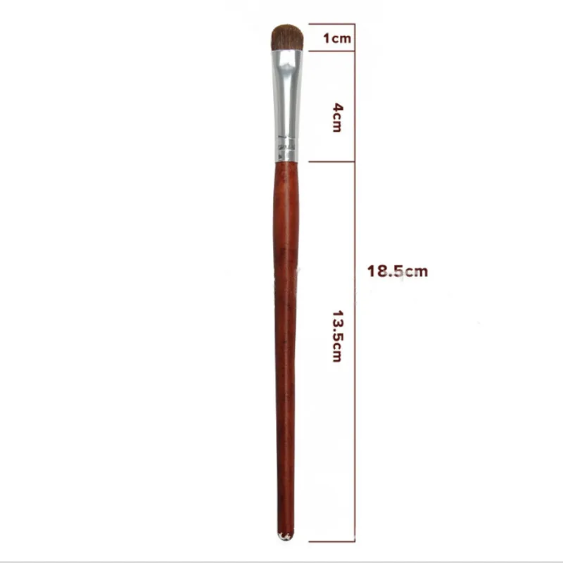 Red wood Высококачественные Профессиональные кисти для макияжа, тени для век, румяна, короткие конские волосы, кисти для макияжа pincel maquiagem - Handle Color: Red wood