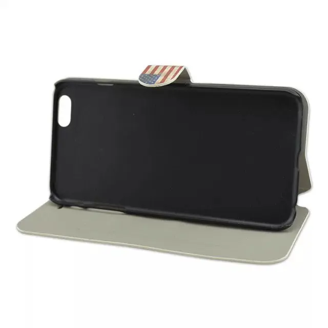 2015 New brand fashion retro UK USA flag holster ultra thin wallet folio stand leather case cover for iphone6 iphone 6 plus |