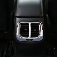 for jeep cherokee kl 201415161718 abc chrome car rear air condition outlet vent frame panel cover trim accessories 1pcs