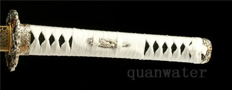 

JAPANESE SAMURAI SWORD 1095 HIGH CARBON CLAY TEMPERED BLADE COPPER TSUBA