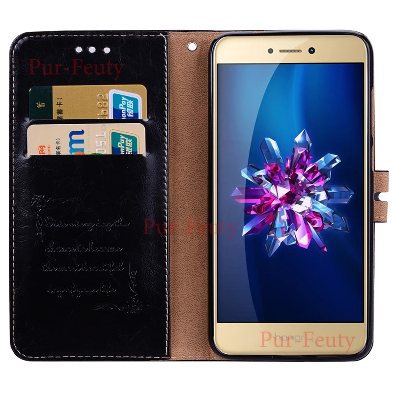 Модный чехол-бумажник с откидной крышкой для Huawei Honor 6A 6 A чехол из искусственной