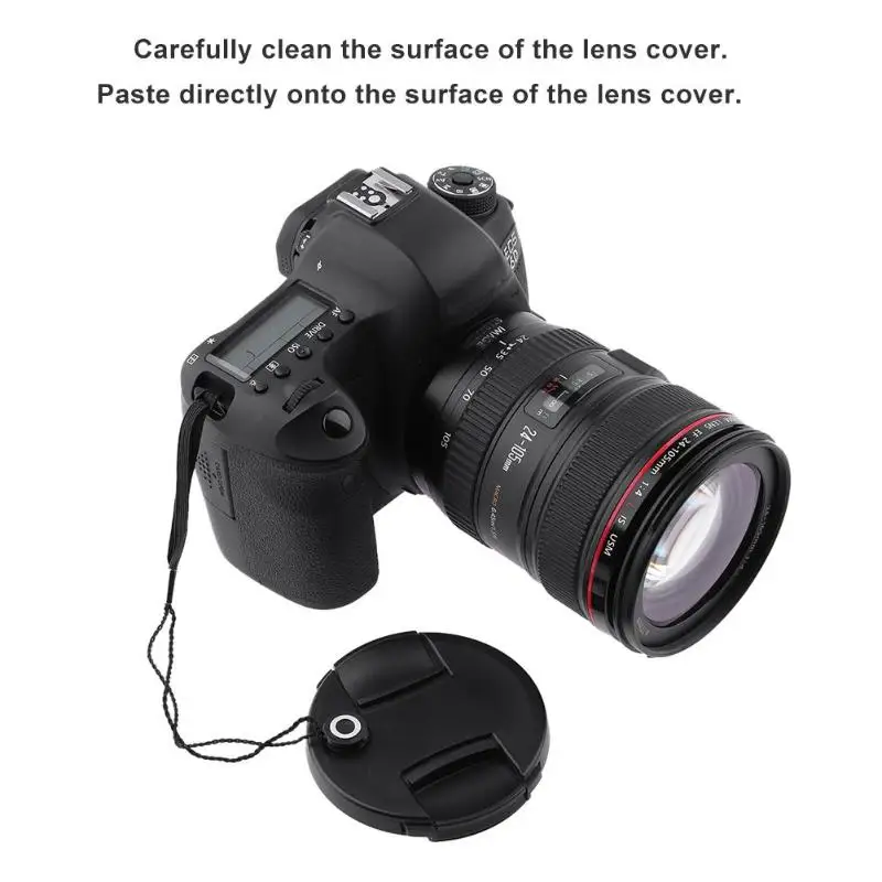 5 шт. чехол для камеры DSLR с защитой от потери держатель крышки объектива веревка