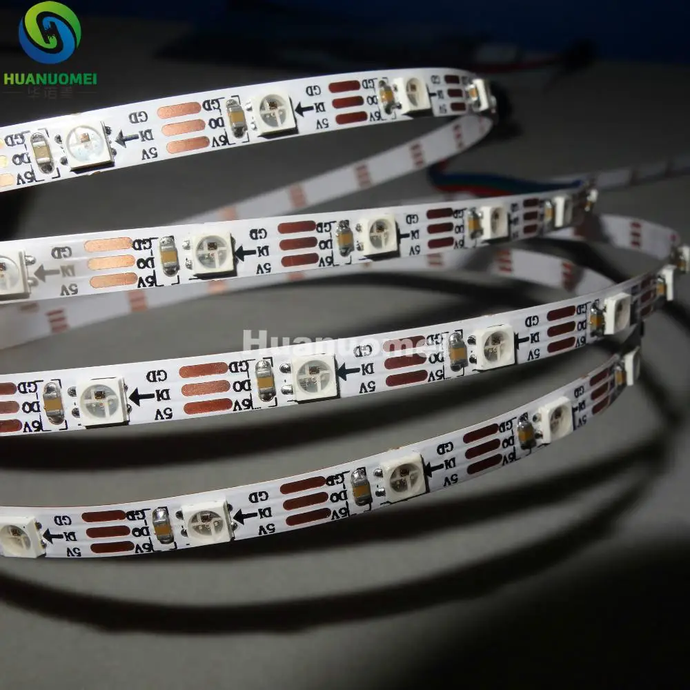 Адресуемая 5 м 60 Светодиодный s/m DC5V SK6812MINI 3535 светодиодная Пиксельная лента не