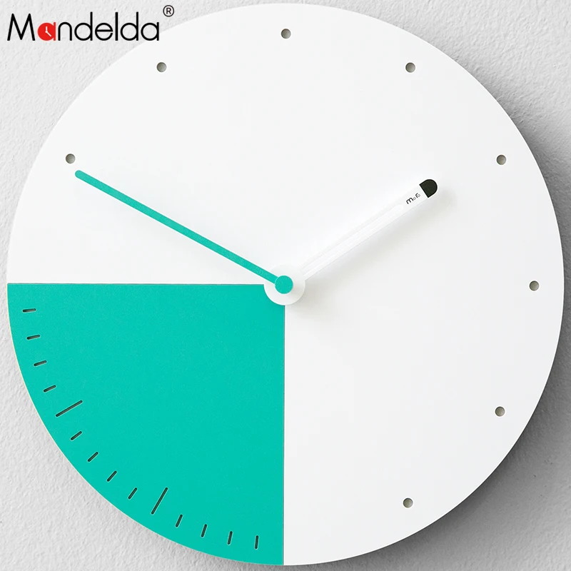 

Mandelda Designer Wall Clock Pendule Murale Decorative Metal Watches Digital Wall Clock Decoracion Vintage Madera Para Casa
