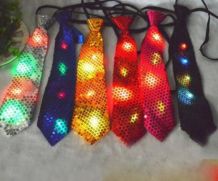 

Женский/мужской светящийся галстук со светодиодной подсветильник кой