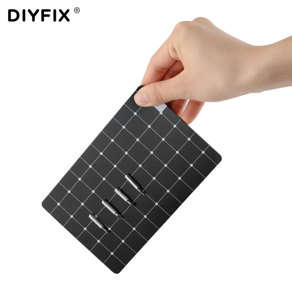 DIYFIX Магнитный винт коврик для хранения карта памяти рабочий мобильный телефон
