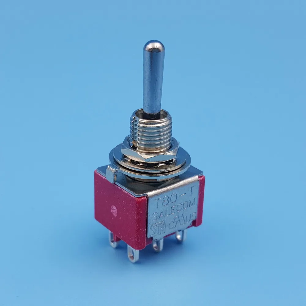10 шт. 6 контактный тумблер 5 А/125 В переменного тока|switch switch|switch toggleswitch 6pin |