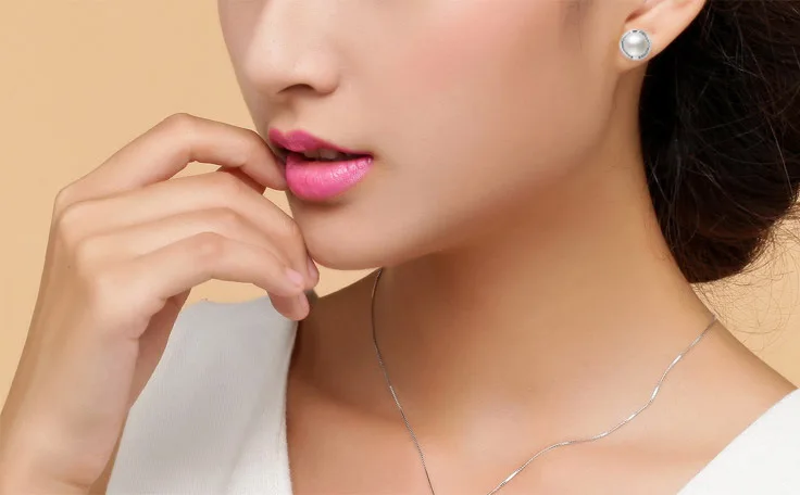 XIYANIKE Silver Color Temperament Female Pearl Earrings For Women Sterling-silver-jewelry Brincos VES6410 | Украшения и