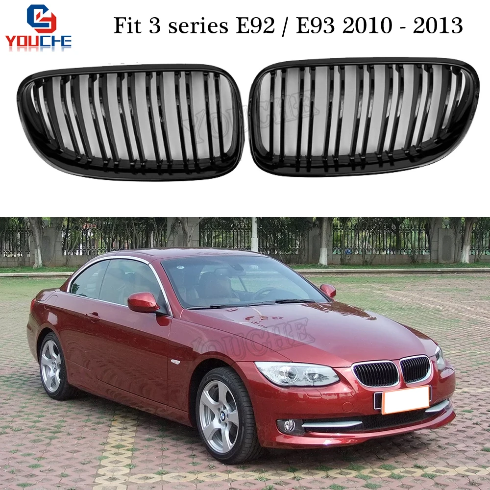 E92 E93 решетка для почек грили BMW 3 серии 2010 2013 LCI Coupe Cabriolet передний бампер чистая