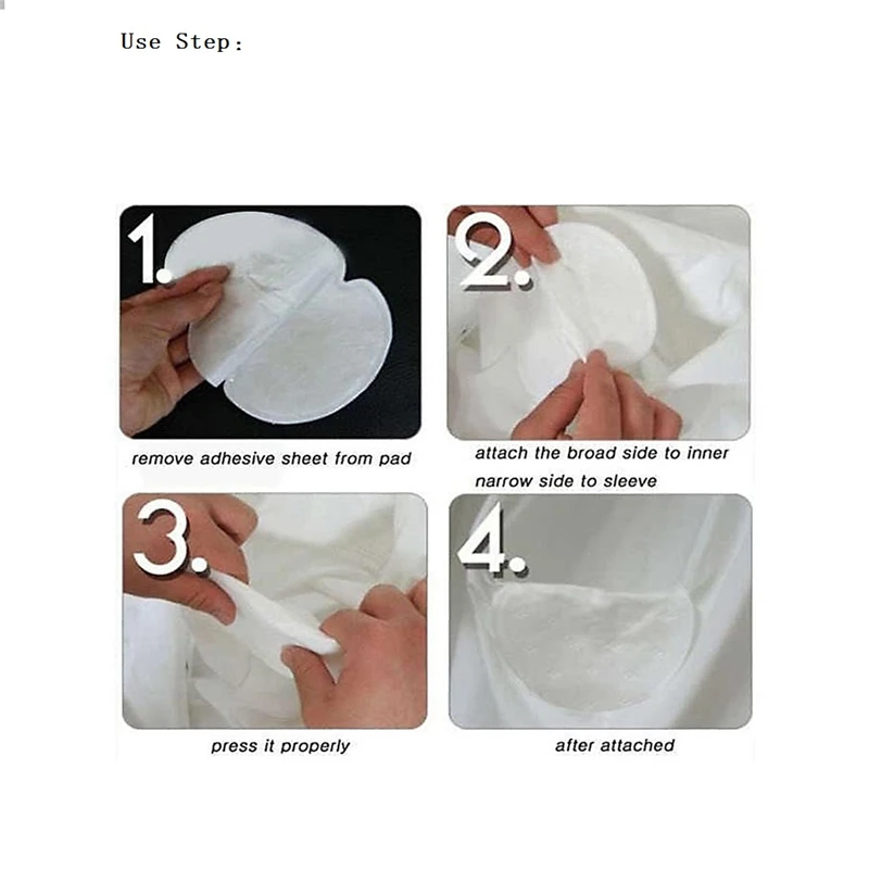 

50pcs 25 Pack Summer Armpit Sweat Pad Underarm Deodorants Sticker Absorb Disposable Anti Perspiration Patch antiperspirant Whole