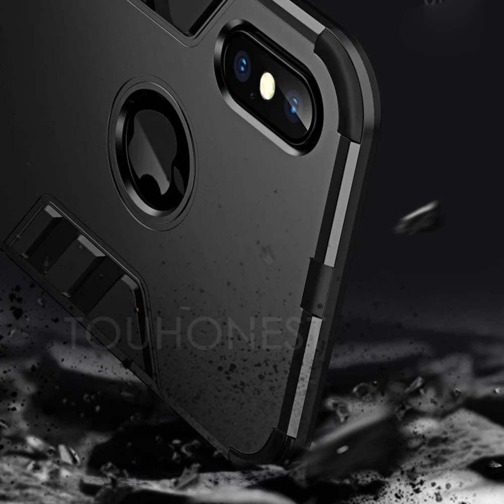 Чехол для iphone 11 Pro Max XS XR X 8 plus противоударный резиновый армированный Жесткий 7 6S 6 5S