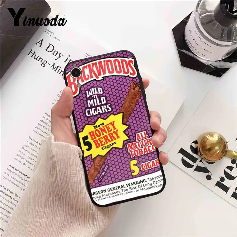 Yinuoda Backwoods honey Berry сигары чехол для телефона чехол для iPhone 8 7 6 6S 6Plus X XS MAX 5 5S SE XR 10 чехол s 11 pro max