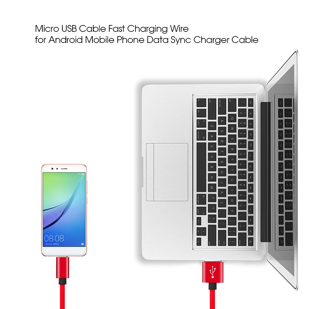 Кабель Micro USB kebidu 2 А зарядный кабель 0 для передачи данных быстрая зарядка Samsung S7 S6