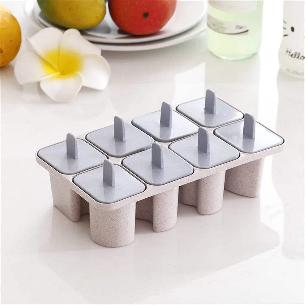 8 ячеек Замороженные ледяные буквы Формочки Для Мороженного фруктовый лед