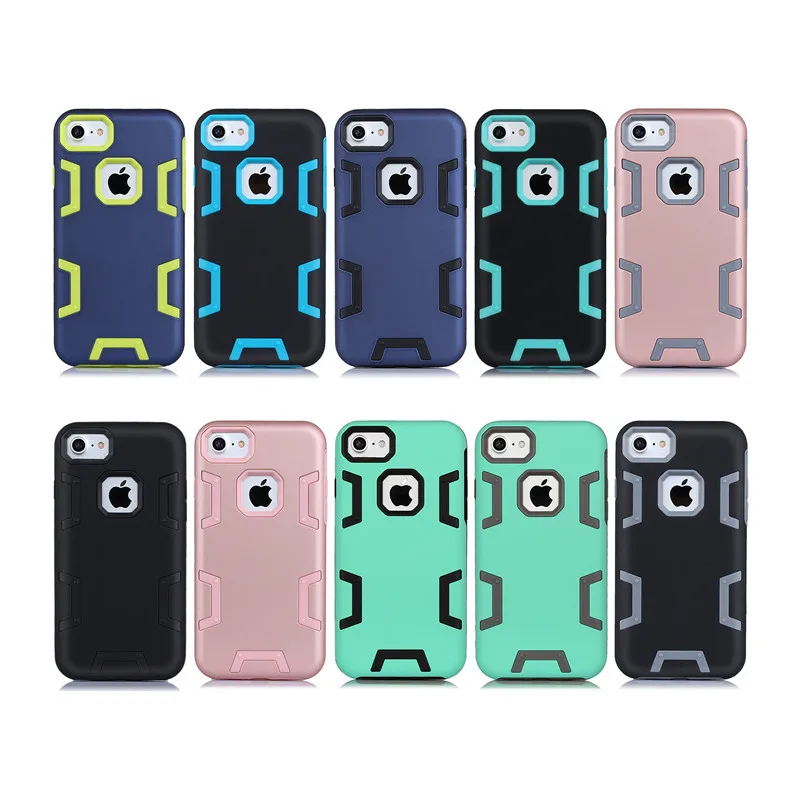 Новый гибридный чехол телефона для iPhone 7 Чехол Панцири двойной Слои Защитник