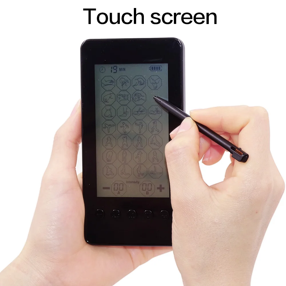 2 канала 28 режимов перезарядки электрический стимулятор тела мышечная терапия массажер электронный импульсный массаж с 6 шт электродов