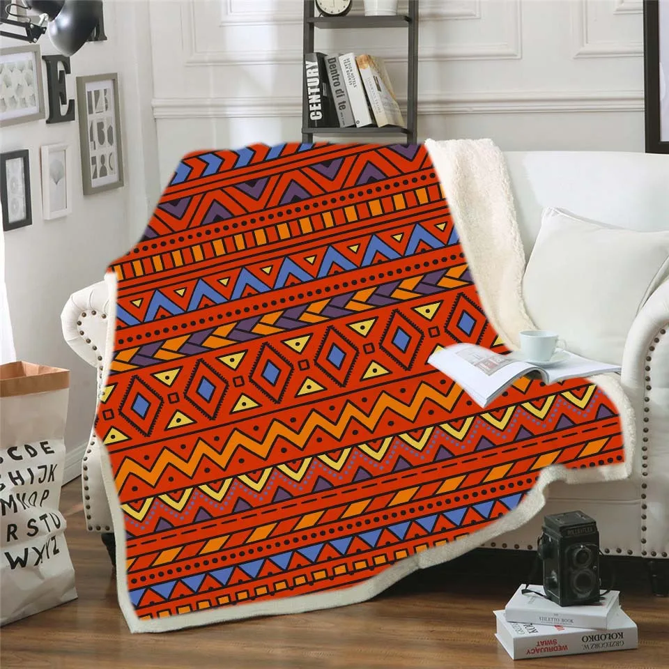 Одеяло для кровати Mandala by Brizbazaar черно-белое покрывало с цветами загадочная