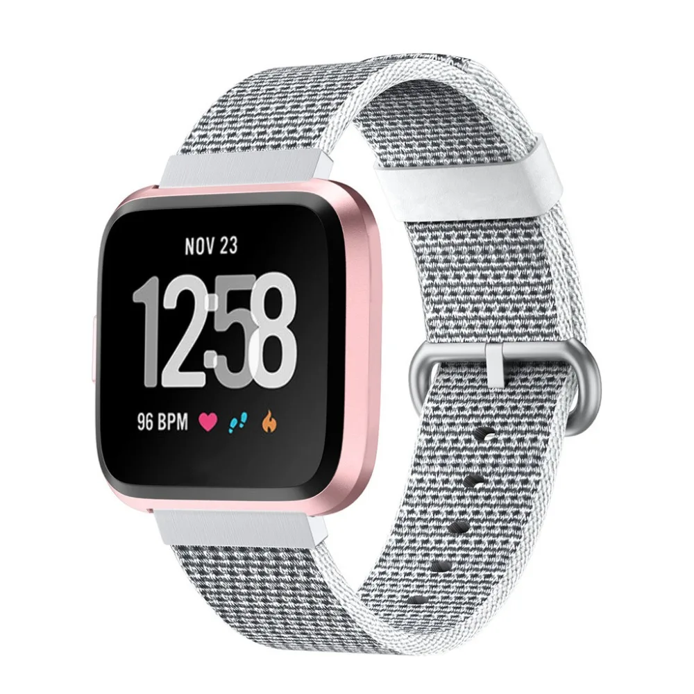 Нейлоновый сменный ремешок для часов Fitbit Versa Lite ремешок для часов легкий ремешок-браслет Элегантный Модный регулируемый ремешок