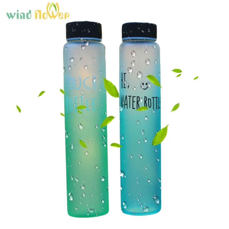 Матовые цветные бутылки с ветровым цветком тонкие для напитков портативные