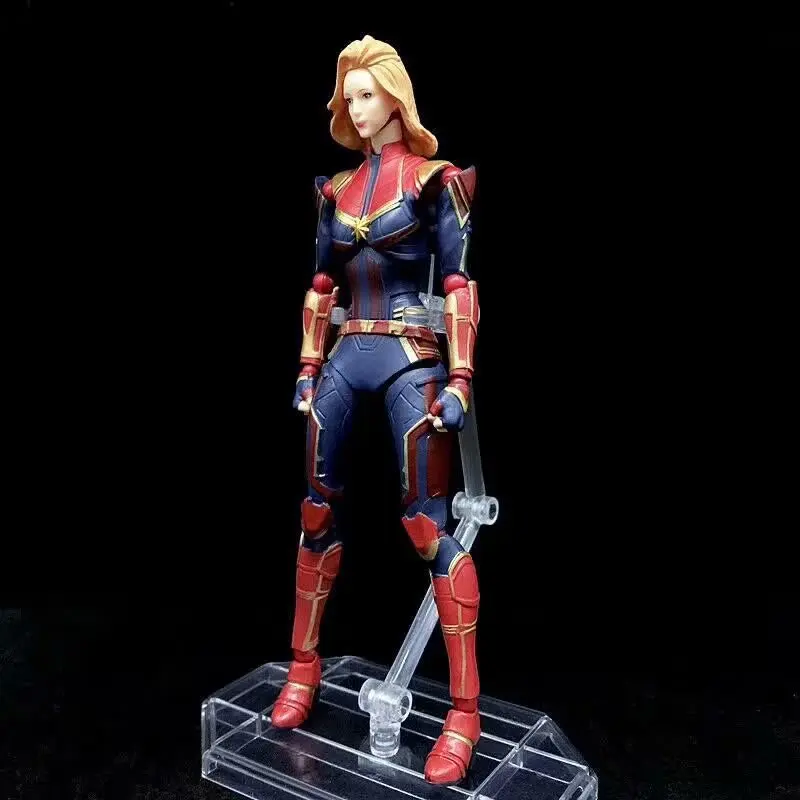 Marvel Мстители конец игры капитан Марвел соединение из ПВХ подвижная фигурка