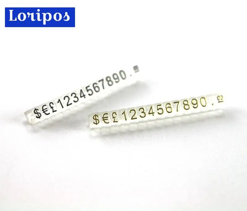 100 шт. мини комбинированные ценники Настольный знак стенд евро Гонконг доллар