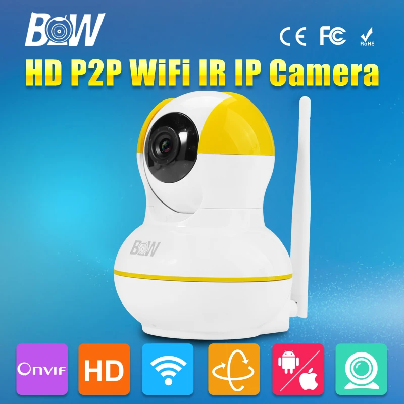 Bw мини IP Камера + дверь Сенсор P2P 720 P HD IR-cu T почти vision 3.6mm endosco e GSM охранная AU oma IC