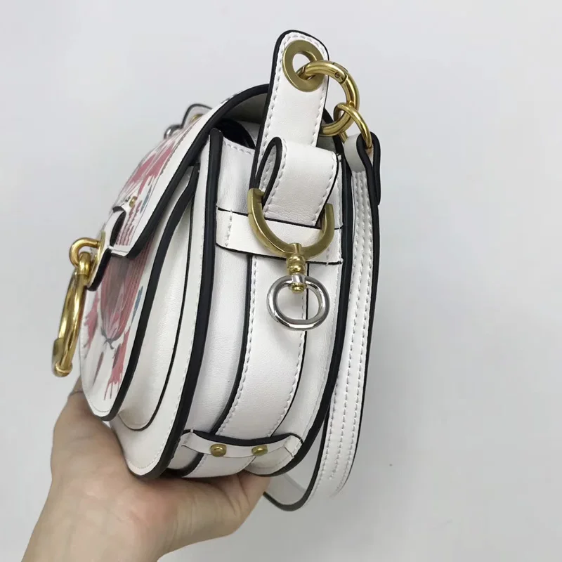 Женская сумка с лямкой через плечо для 2019 заклепки/разноцветный дизайн из