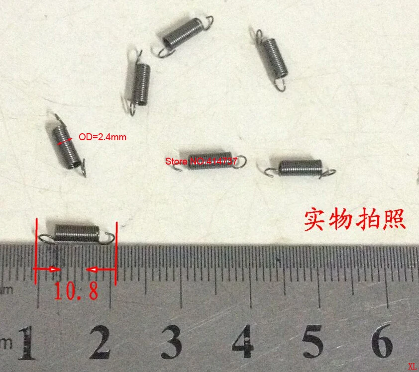 50 шт./лот 0 3*2 4*10 8 мм микро небольшой Натяжной пружины|small tension springs|extension springtension spring
