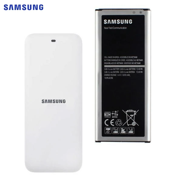 Оригинальная батарея samsung EB-BN910BBE EB-BN910BBK для samsung GALAXY NOTE4 N910a N910u N910F N910H N910V N910C NOTE 4 3220 мАч NFC