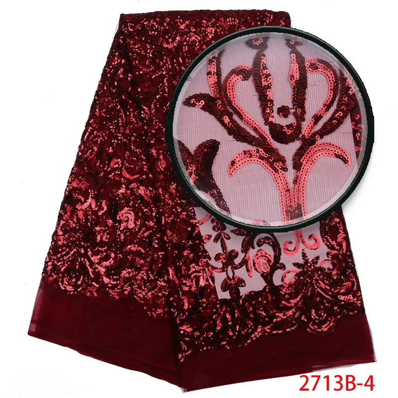 Новейшая африканская кружевная ткань 2019 Высококачественная нигерийская