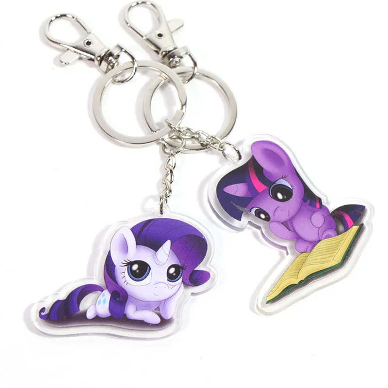 Новинка 5 см игрушки My Little Pony Шарм сумеречный Блеск Радуга тире Флаттершай кулон