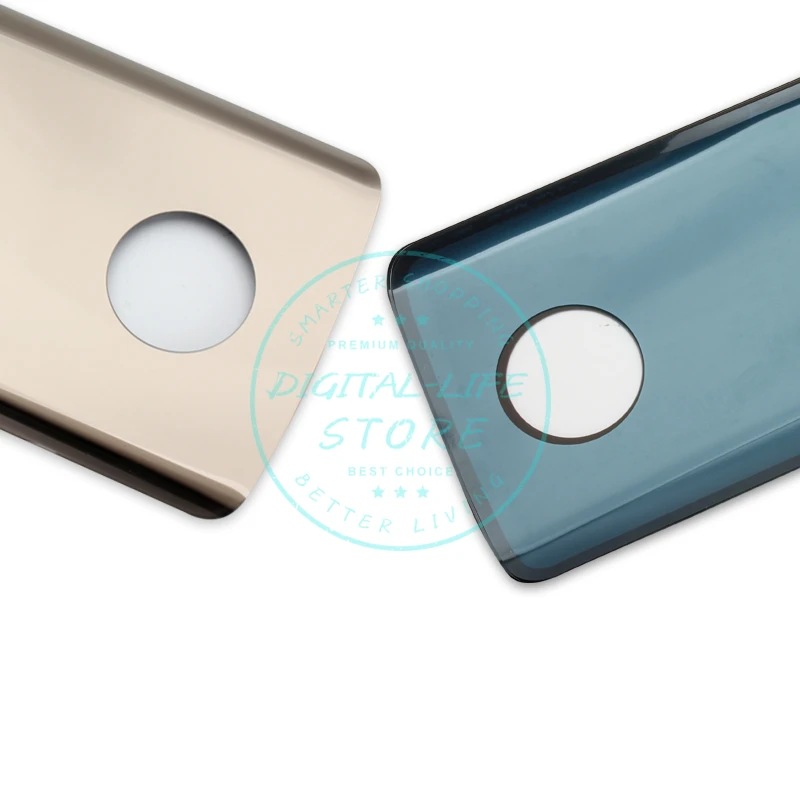 Задняя крышка аккумулятора для Motorola Moto G6 Plus стекло + пластиковый корпус двери Крышка G6/ 1S запасные ремонтные