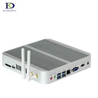 Игровой Компьютер 6-го поколения, Intel CPU Core i3 6100U неттоп безвентиляторный мини-ПК с HDMI VGA SD Настольный ТВ-бокс 16 Гб ОЗУ 128 Гб SSD Домашний ПК