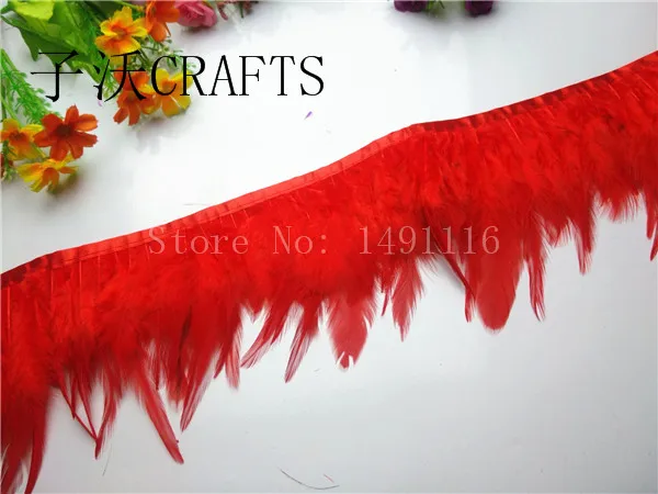 1 meter long cock feathers trim cloth sideband DIY sewing accessories / decorative | Дом и сад