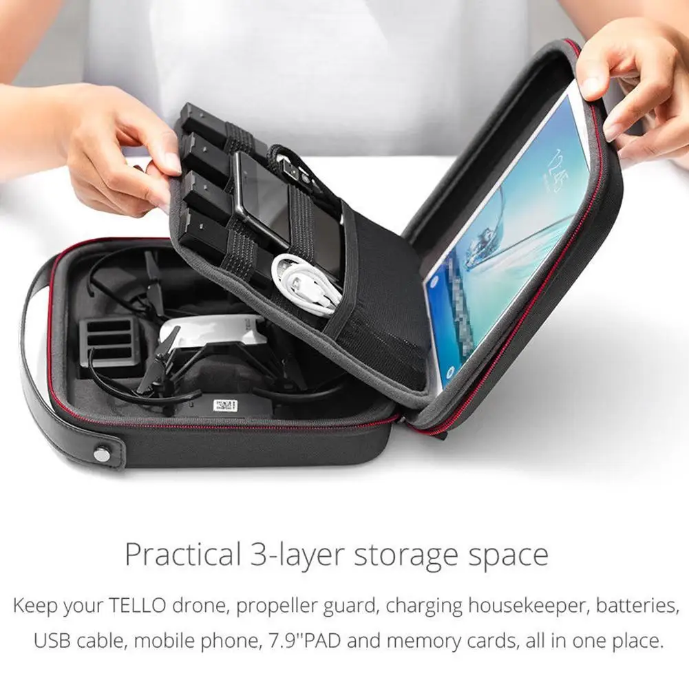 PGYTECH переносной чехол для DJI Tello Drone EVA жесткая Защитная сумка для хранения коробка Сумочка чехол для Tello аксессуар