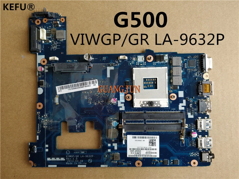 Материнская плата KEFU VIWGP/GR LA 9632P для ноутбука Lenovo G500 HM70 версия материнская