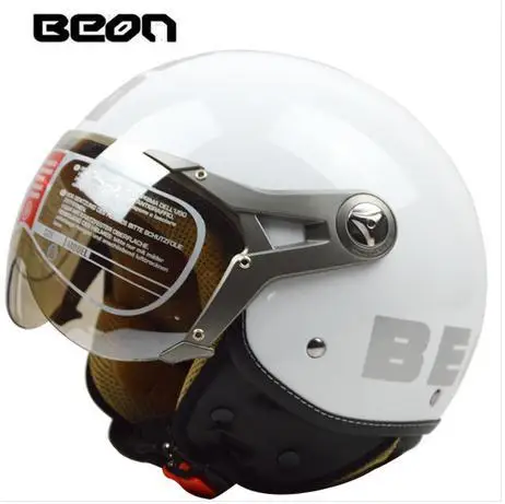 2 BEON мотоциклетный шлем Chopper 3/4 с открытым лицом винтажный шлем Moto Casque Casco Capacete для мужчин и женщин скутер мотоциклетный шлем - Цвет: 2