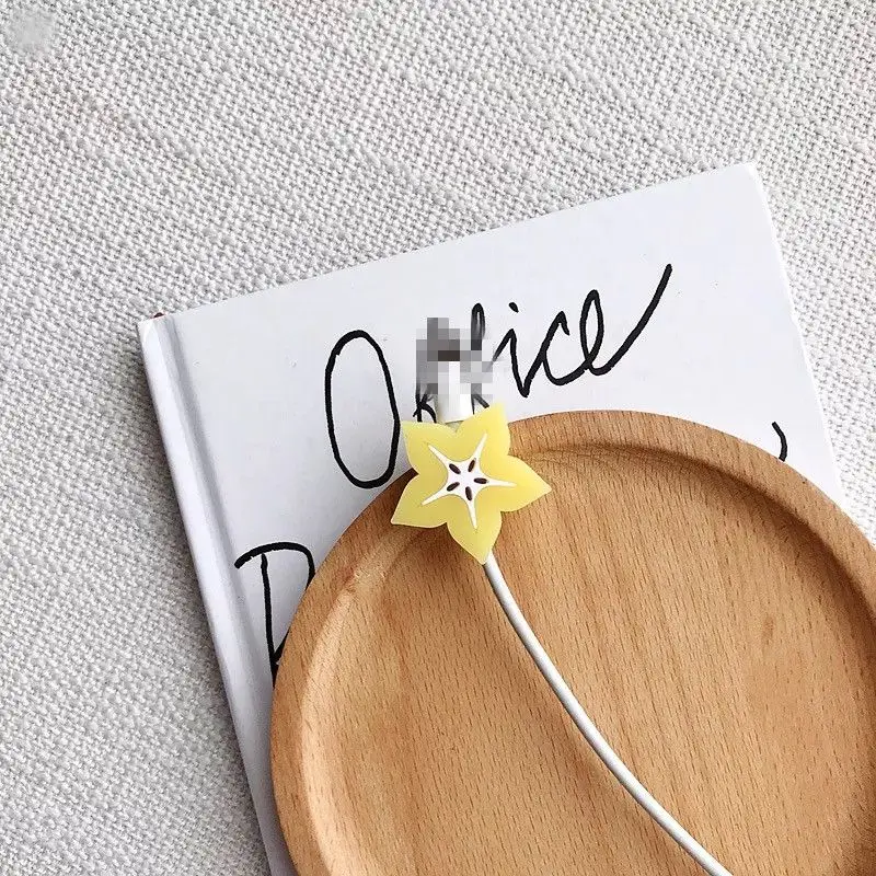 Mini-usb линии протектора намотки для случая iphone 5se 5s 6s 6 7 8 плюс xs max милые животные