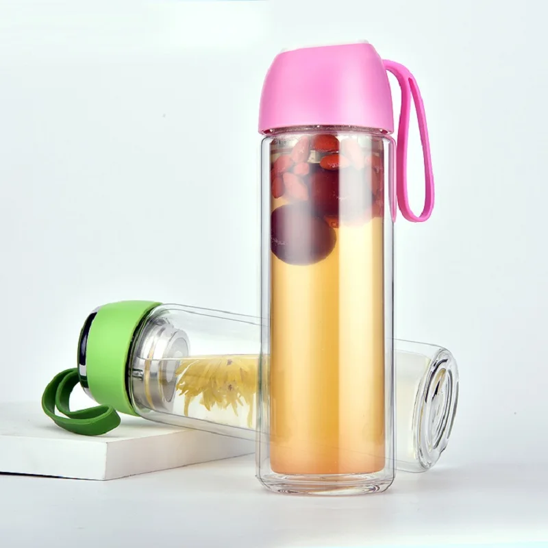 bottled joy gym water bottle dringking garrafa with Cover my glass | Дом и сад