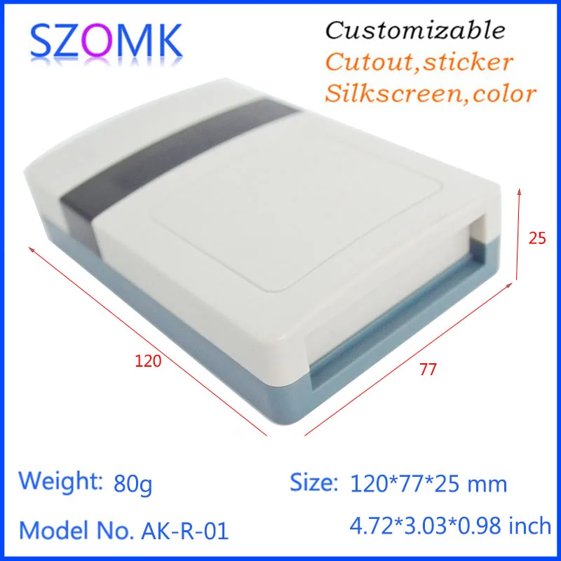 Пластиковый корпус szomk 1 шт кард ридер из АБС пластика для электроники diy 120x7725 мм