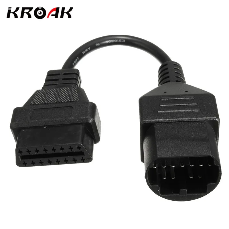 

17 Pin TO 16 Pin OBD2 Diagnostic Cable Adapter Connector Code Scanner For Mazda/Ford/Ranger